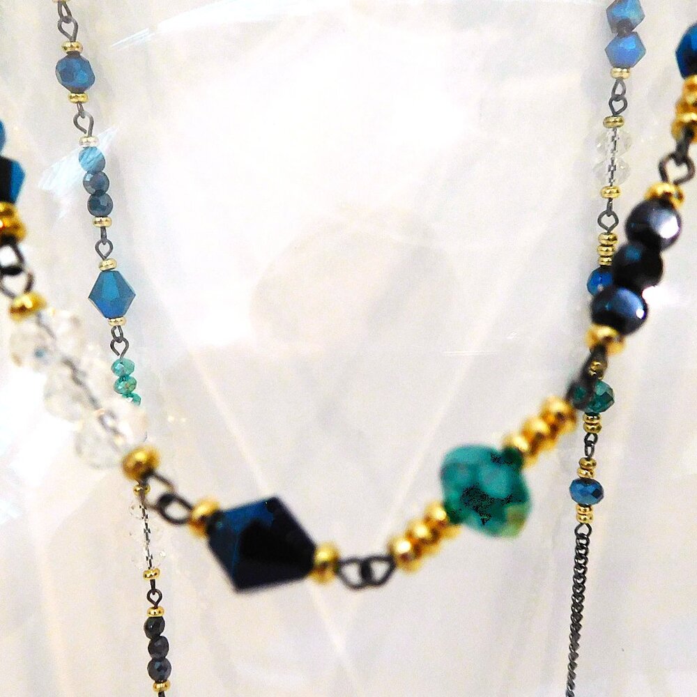 Extra Long Beaded Necklace